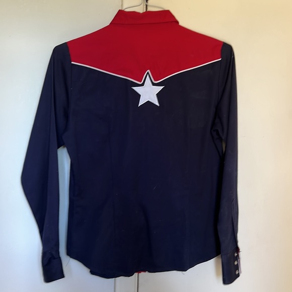 Roper western rodeo shirt size small. Patriotic rodeo shirt - Picture 3 of 3